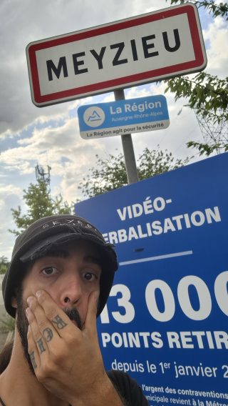 Selfie de Skyërn Aklea en roadtrip
